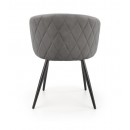 Стул HALMAR K430 серый/черный